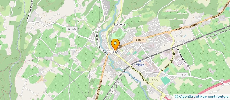 localisation de l'entreprise AP LAVERIE AUTOMATIQUE à VINAY