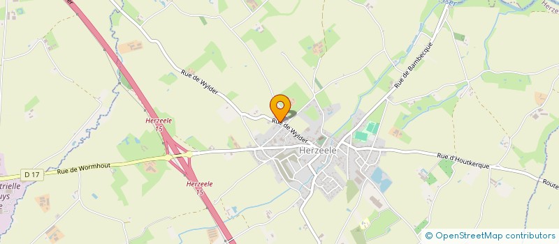 localisation de l'entreprise AP LESAGE à HERZEELE