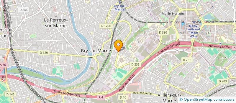 localisation de l'entreprise AP M PARIS  BRY-SUR-MARNE