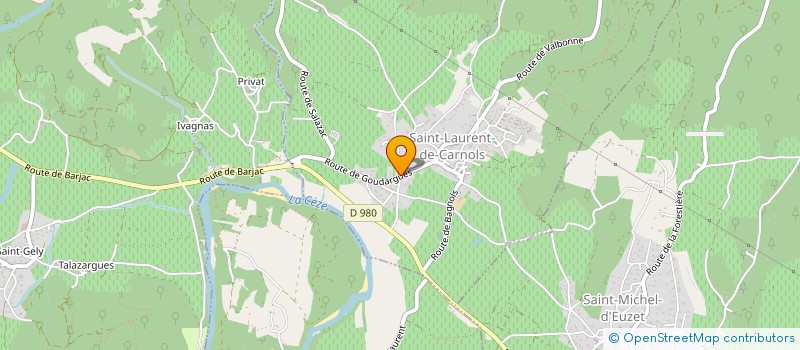 localisation de l'entreprise AP MACONNERIE  SAINT-LAURENT-DE-CARNOLS