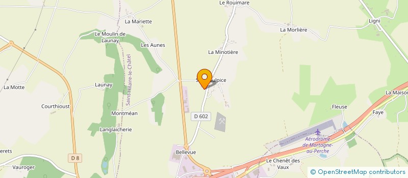 localisation de l'entreprise AP MECAGRI à SAINT-HILAIRE-LE-CHATEL