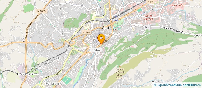 localisation de l'entreprise AP MEDIA  GAP