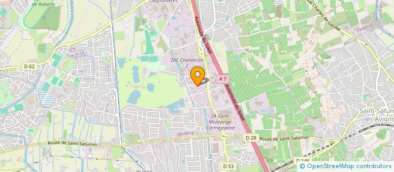 localisation de l'entreprise AP MEDITERRANEE  VEDENE