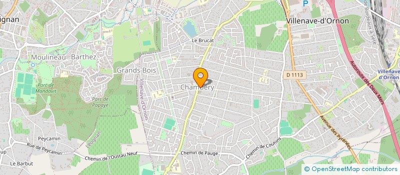 localisation de l'entreprise AP MENUISERIE à VILLENAVE-D'ORNON