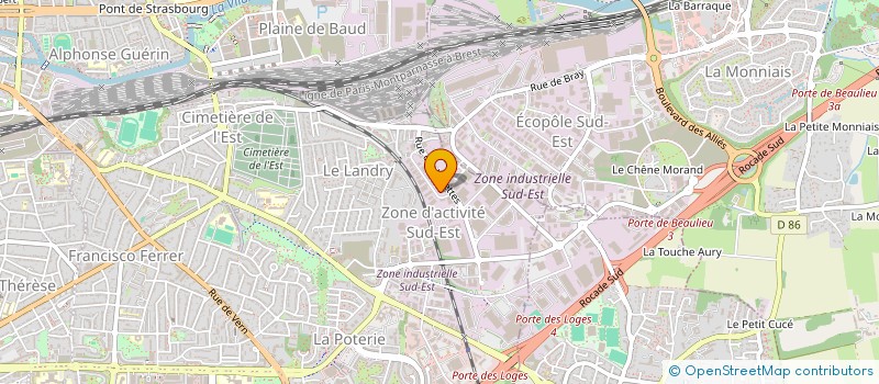 localisation de l'entreprise AP METALLERIE  RENNES