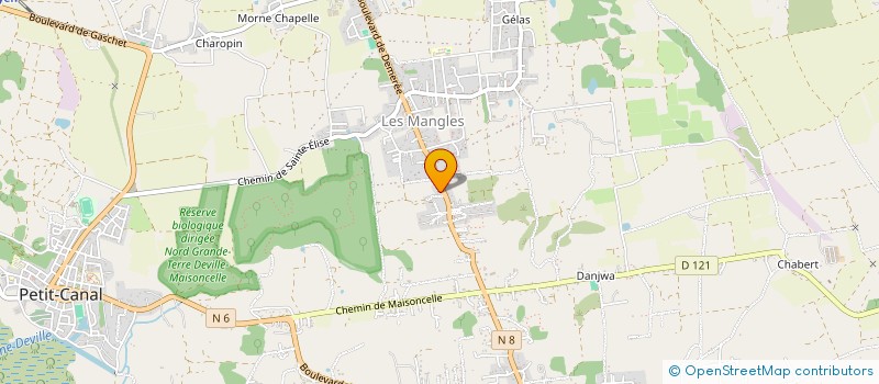 localisation de l'entreprise AP NURSERY à PETIT-CANAL
