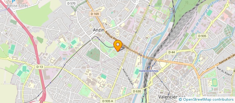 localisation de l'entreprise AP OPALES HOLDING  ANZIN