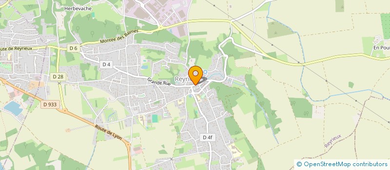 localisation de l'entreprise AP PAIE  REYRIEUX