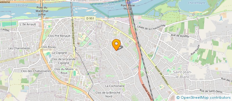 localisation de l'entreprise AP PATRIMOINE  SAINT-JEAN-LE-BLANC