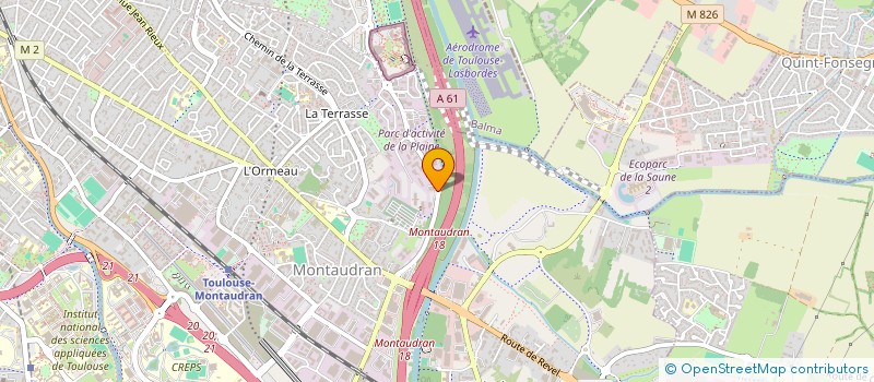 localisation de l'entreprise AP PATRIMOINE  TOULOUSE