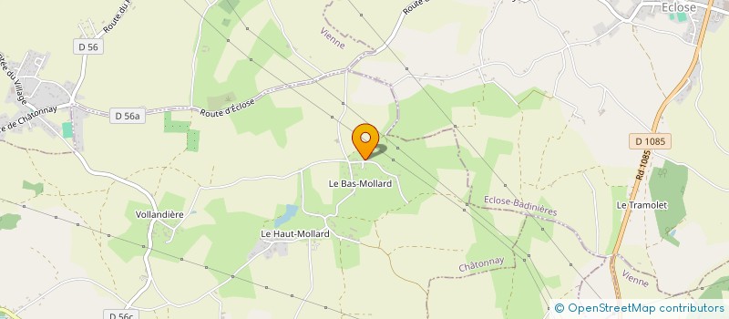 localisation de l'entreprise AP PECHE  CHATONNAY