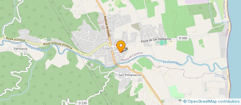 localisation de l'entreprise AP PLOMBERIE à PENTA-DI-CASINCA