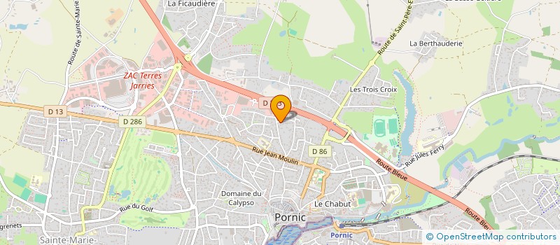 localisation de l'entreprise AP PORTAGE  PORNIC