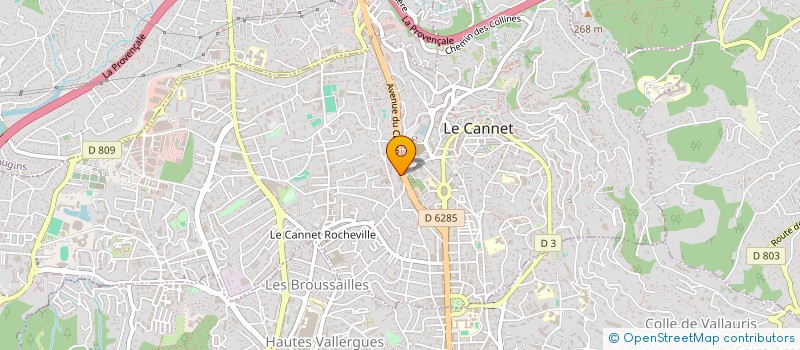 localisation de l'entreprise AP PRIME INVEST à LE CANNET