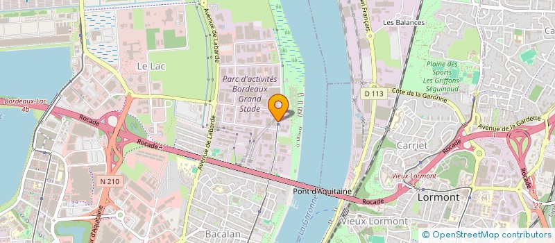 localisation de l'entreprise AP-PRO à BORDEAUX