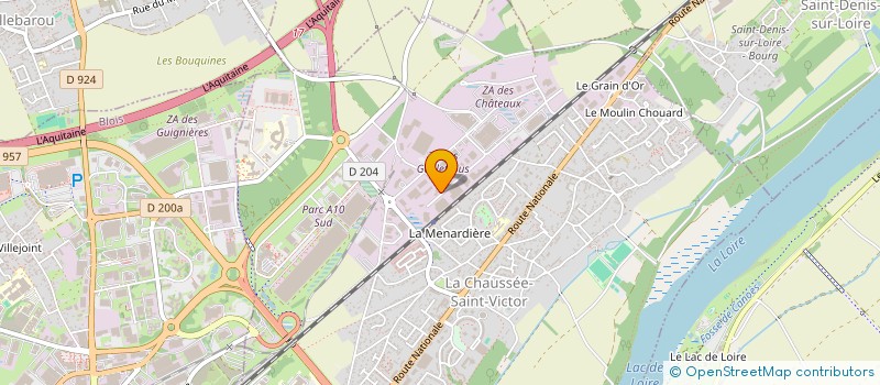 localisation de l'entreprise AP-PROPO  LA CHAUSSEE-SAINT-VICTOR