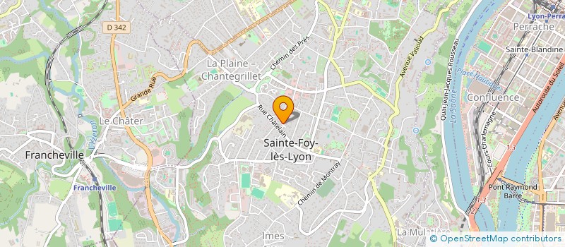 localisation de l'entreprise AP RH  SAINTE-FOY-LES-LYON