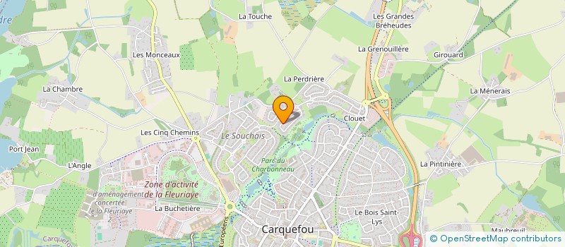 localisation de l'entreprise AP SANTE à CARQUEFOU