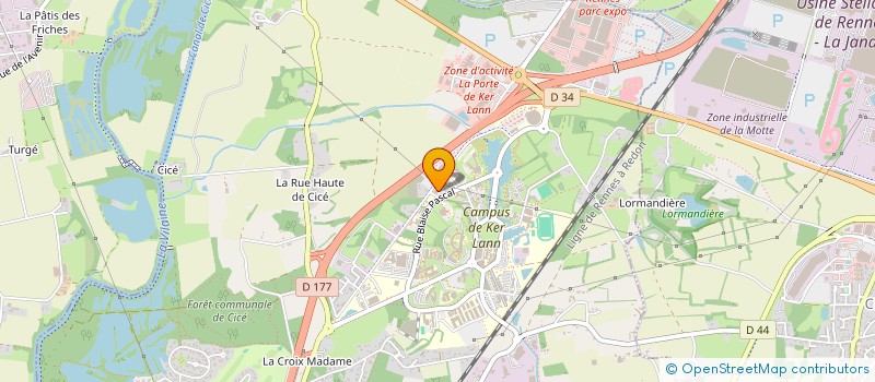 localisation de l'entreprise AP SECURE  BRUZ