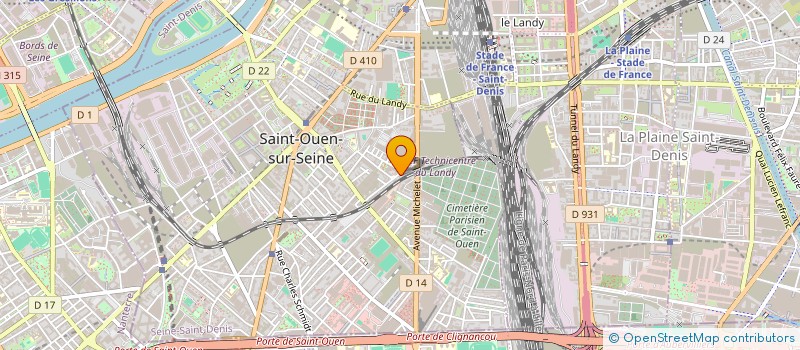 localisation de l'entreprise AP SECURITE à SAINT-OUEN-SUR-SEINE