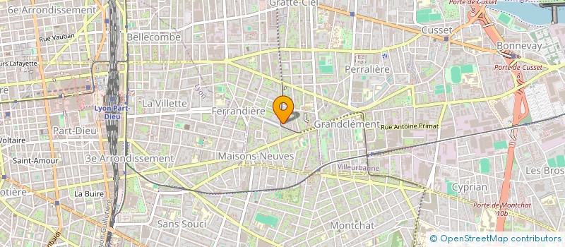 localisation de l'entreprise AP SELECT  VILLEURBANNE