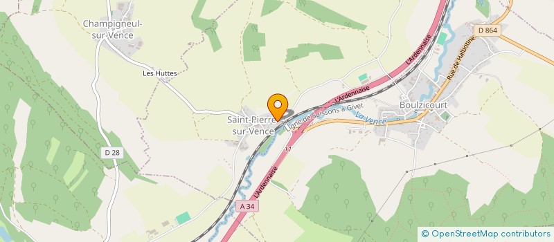 localisation de l'entreprise AP SERVICES  SAINT-PIERRE-SUR-VENCE