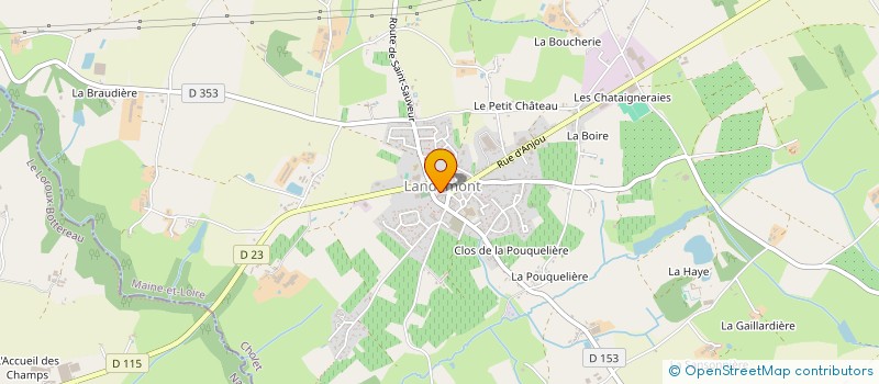 localisation de l'entreprise AP SERVICES à OREE-D'ANJOU