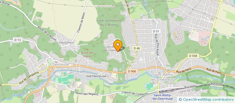 localisation de l'entreprise AP SIMEON  CHEVREUSE