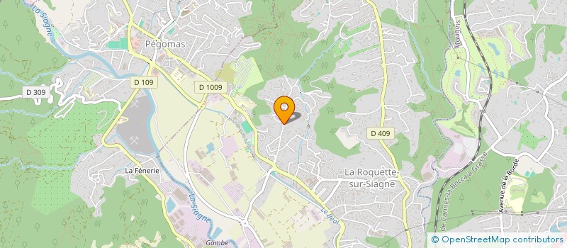 localisation de l'entreprise AP SOLUTIONS COURTAGE à LA ROQUETTE-SUR-SIAGNE