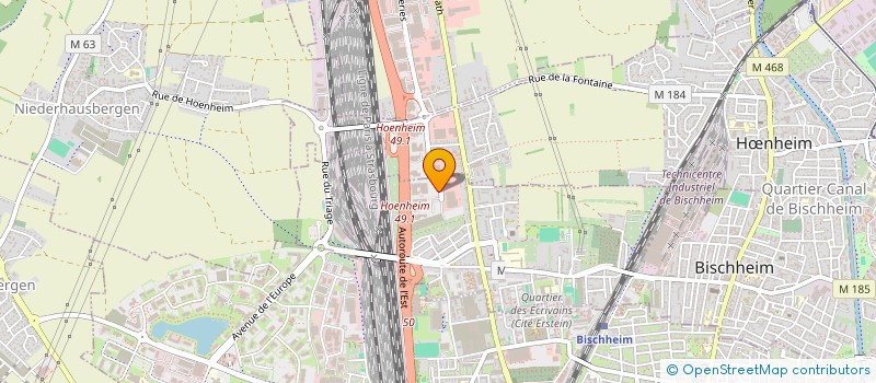 localisation de l'entreprise AP STRASBOURG  HNHEIM