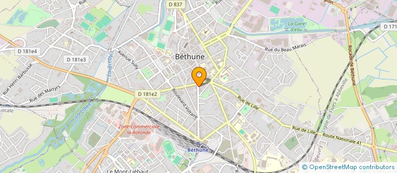 localisation de l'entreprise AP STYLE à BETHUNE
