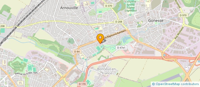 localisation de l'entreprise AP TAXI  ARNOUVILLE