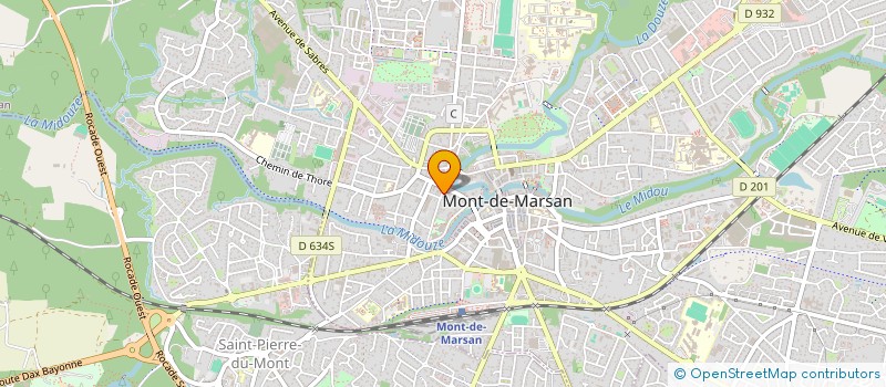 localisation de l'entreprise AP TOPO 40 à MONT-DE-MARSAN