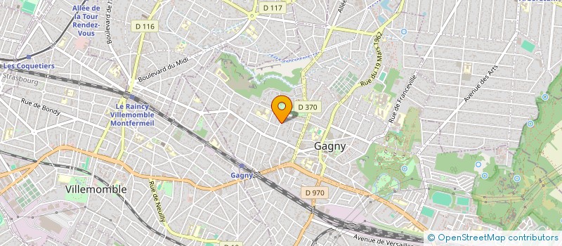 localisation de l'entreprise AP TRADE à GAGNY