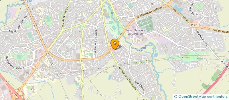 localisation de l'entreprise AP VINS ET SPIRITUEUX à CHOLET