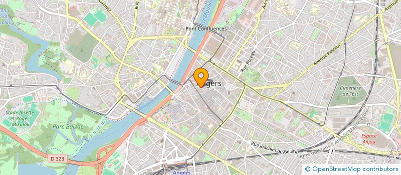 localisation de l'entreprise AP WEST à ANGERS