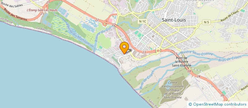 localisation de l'entreprise AP13 à SAINT-LOUIS