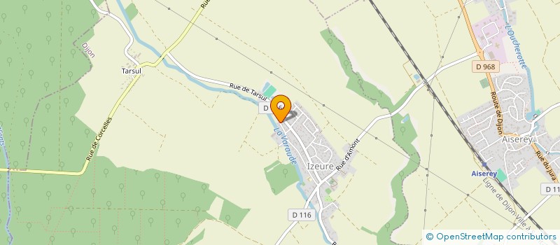 localisation de l'entreprise AP2A  IZEURE