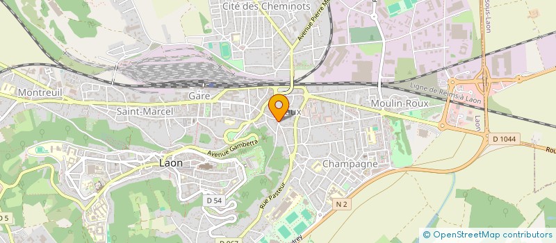 localisation de l'entreprise AP2AB à LAON