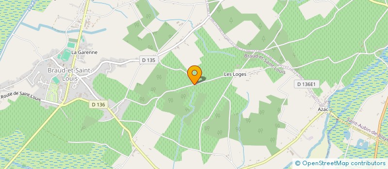 localisation de l'entreprise AP2C  BRAUD-ET-SAINT-LOUIS