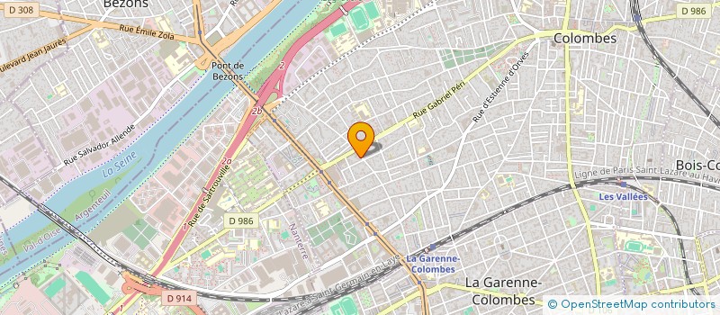localisation de l'entreprise AP2C AGENCE PARISIENNE à COLOMBES