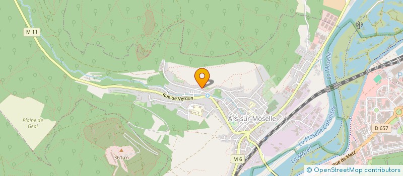 localisation de l'entreprise AP2E  ARS-SUR-MOSELLE