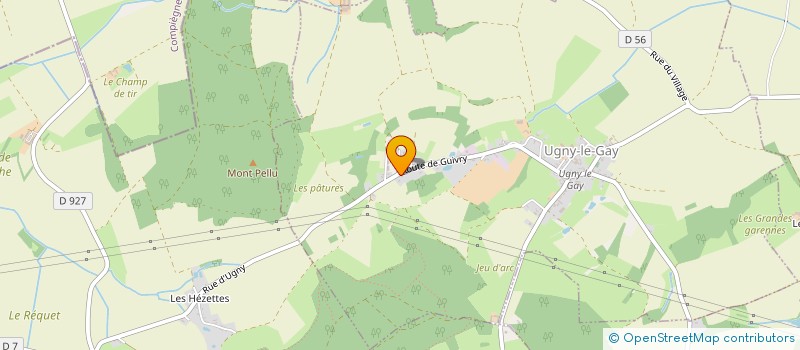 localisation de l'entreprise AP2F  UGNY-LE-GAY