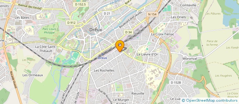 localisation de l'entreprise AP2F à DREUX