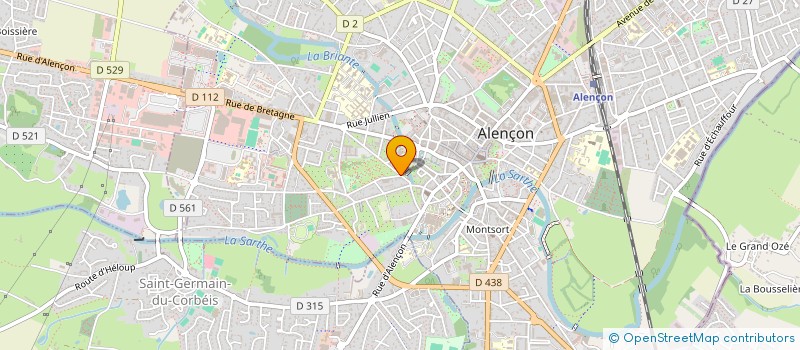 localisation de l'entreprise AP2I à ALENCON