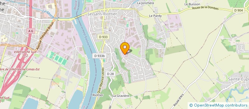 localisation de l'entreprise AP2L à JASSANS-RIOTTIER