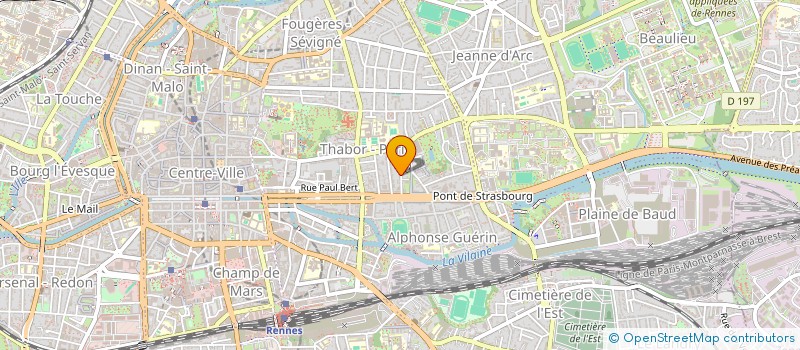 localisation de l'entreprise AP2M  RENNES