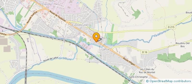 localisation de l'entreprise AP2M SUD OUEST  LAFOX