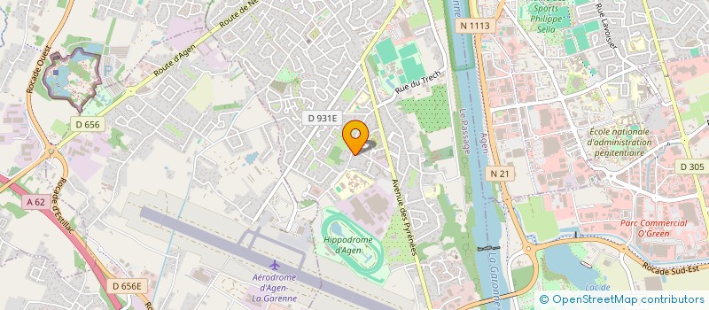 localisation de l'entreprise AP2O LOCATIONS  LE PASSAGE