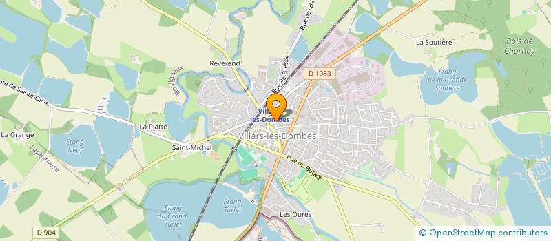 localisation de l'entreprise AP2S  VILLARS-LES-DOMBES